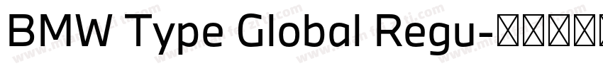 BMW Type Global Regu字体转换